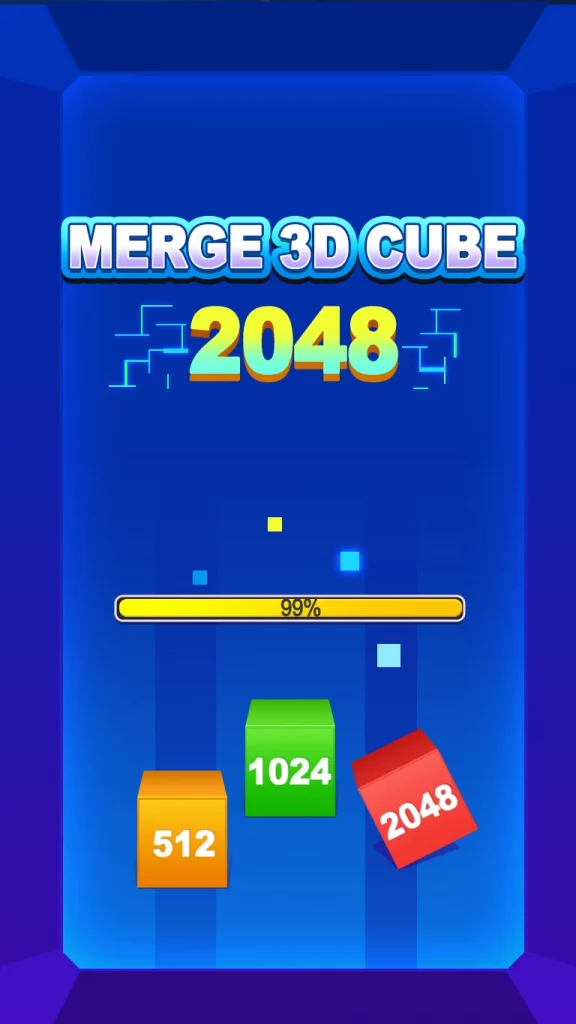 Merge 3D Cube 2048