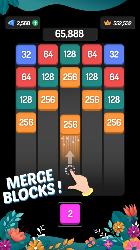 X2 Blocks: 2048 Merge Games - apps que si pagan