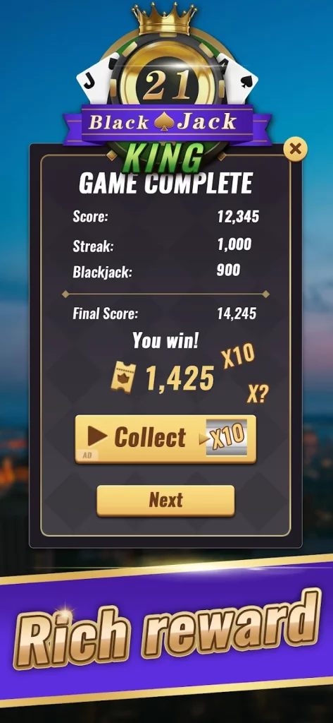 Blackjack King - Make 21 Win - apps que si pagan