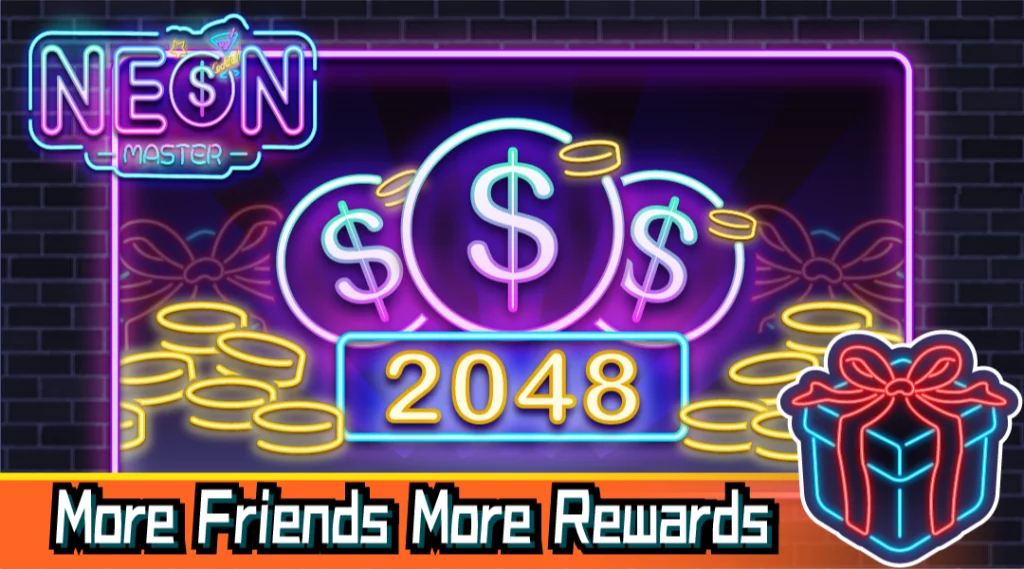 Neon Merge 2048 - App que si paga