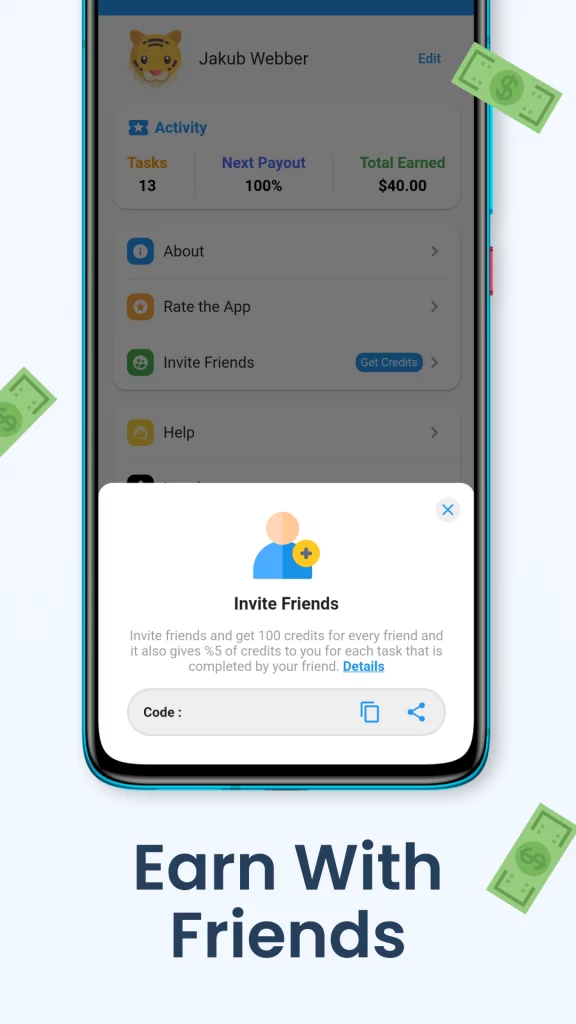 Aplicación para ganar dinero a PayPal - app que si paga