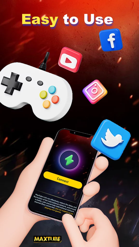 Maxtube: Video&Game Booster - Aplicación para ganar dinero gratis