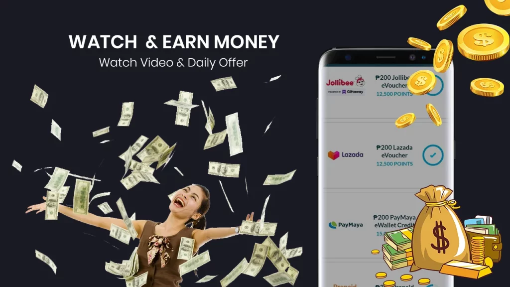 Aplicación para ganar dinero viendo vídeos - app que si paga