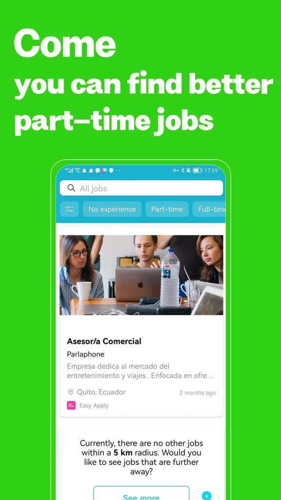 Aplicación para encontrar trabajo online - app que si paga