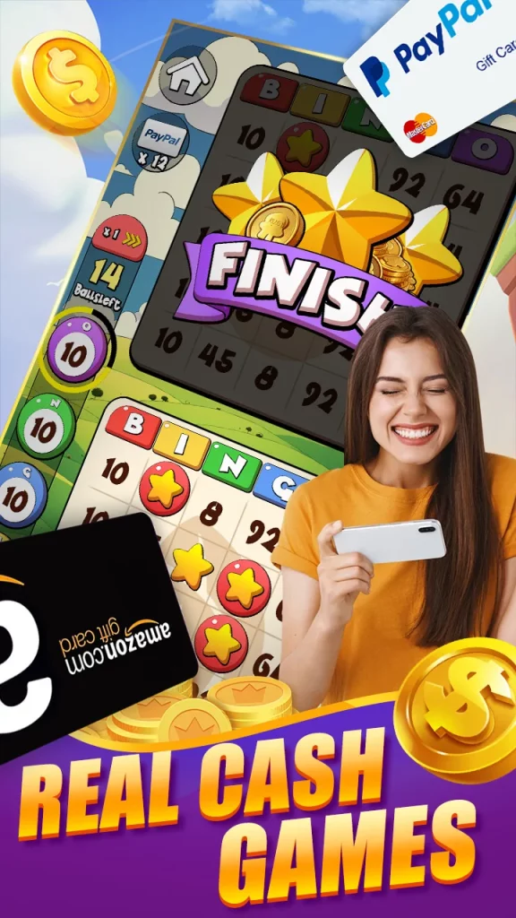 Bingo para ganar dinero real - Bingo - Cash Earn Money Games