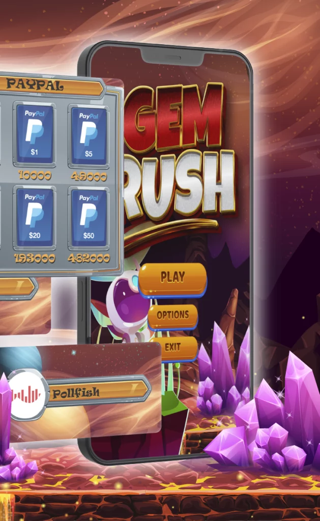 Gem Rush: Play to earn rewards