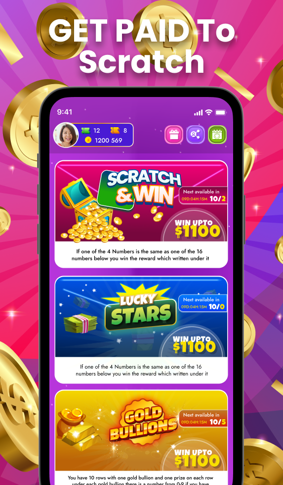Scratch Recompensas de dinero