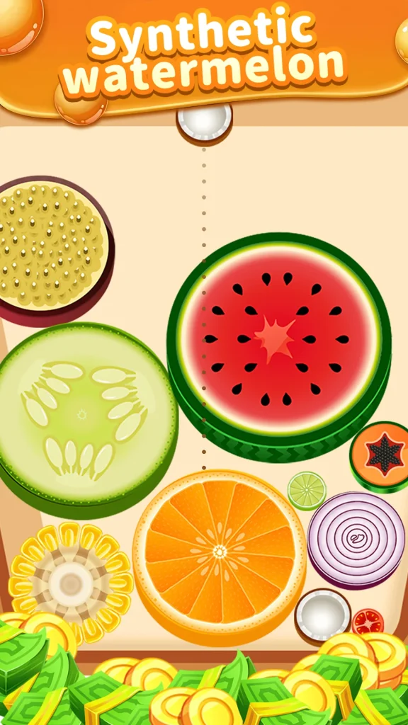 Synthetic Watermelon-Merge app