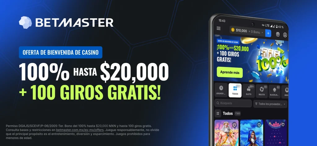 Betmaster - Casino En Vivo app