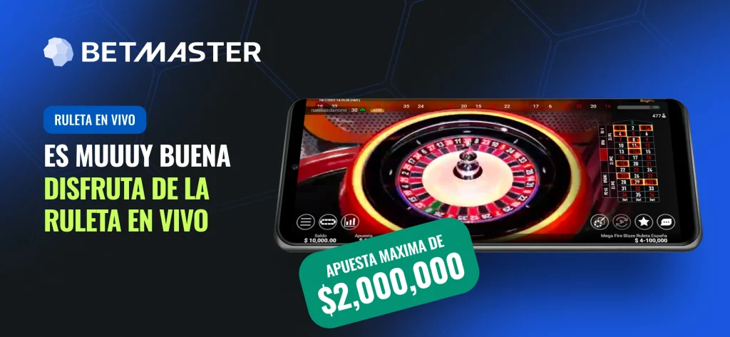 Betmaster - Casino En Vivo app
