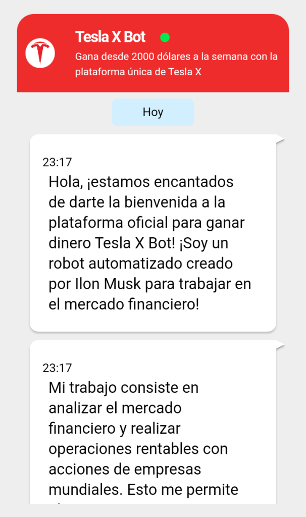 Invertir Tesla Bot