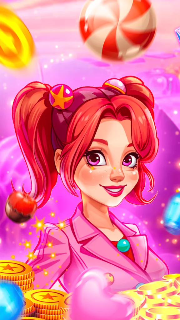 Girl Funny Candy Day app
