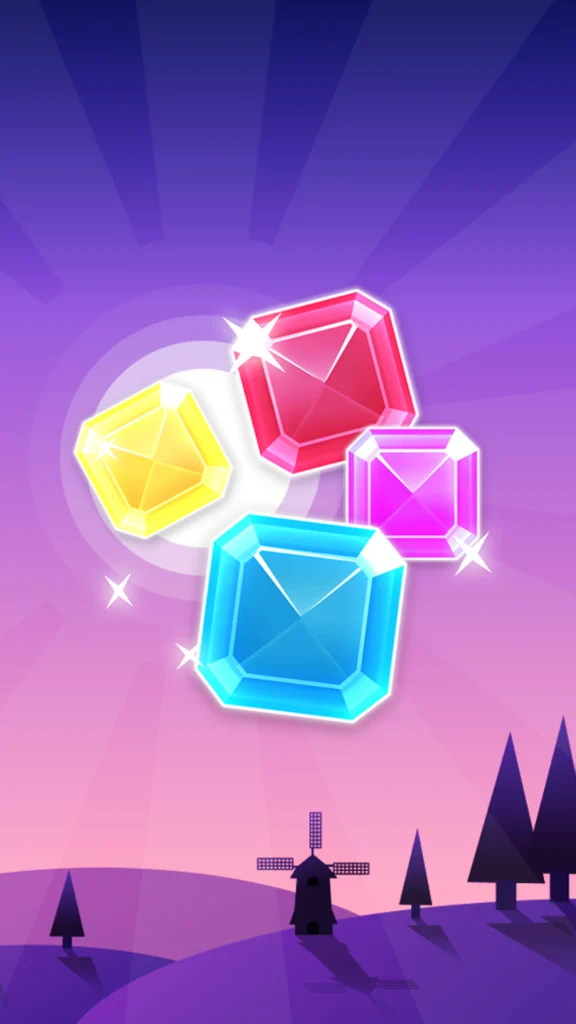 Shining Gems Merge app
