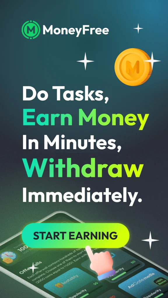 MoneyFree - Earn Cash & Crypto app