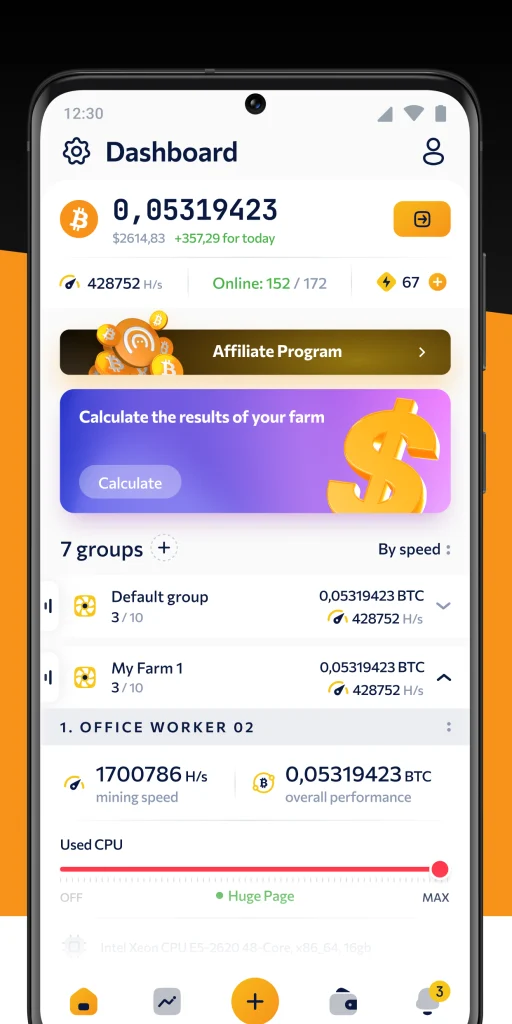 CryptoTab Farm PRO app