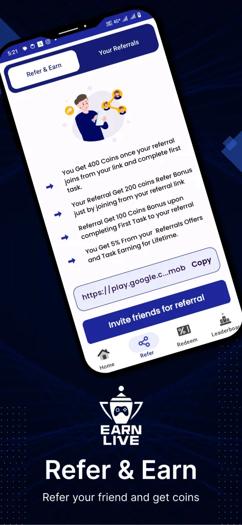 Earn Live - Play & Win Rewards app