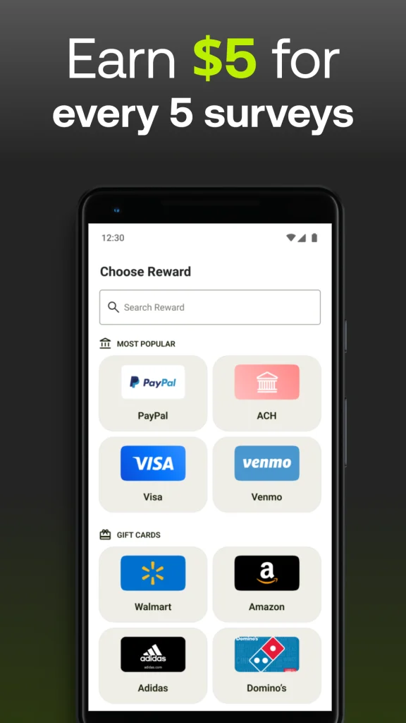Five Surveys - Earn Money Fast app