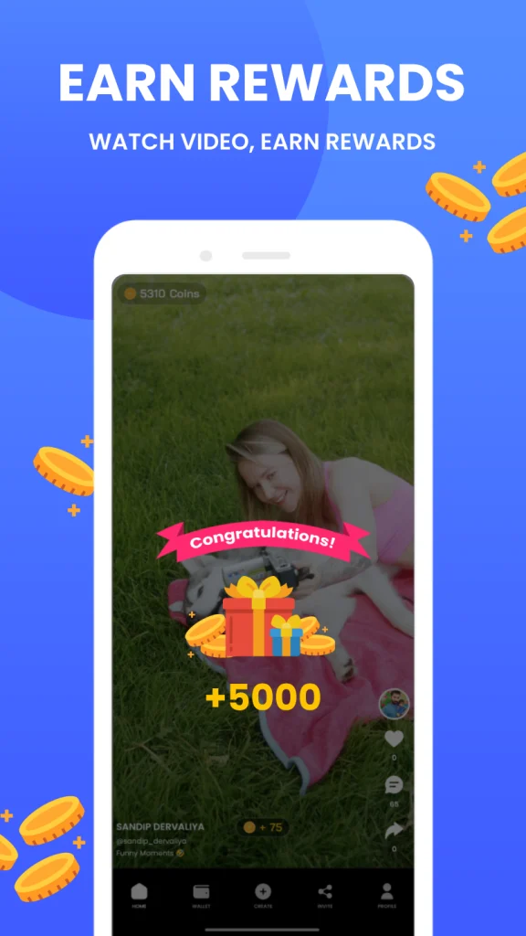 ClipFun : Watch to earn app