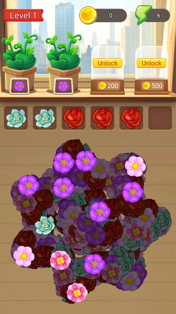 Match Flowerbed app