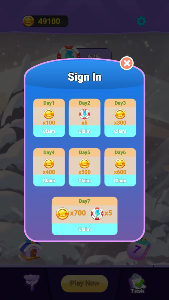 Winter Party-Bingo app