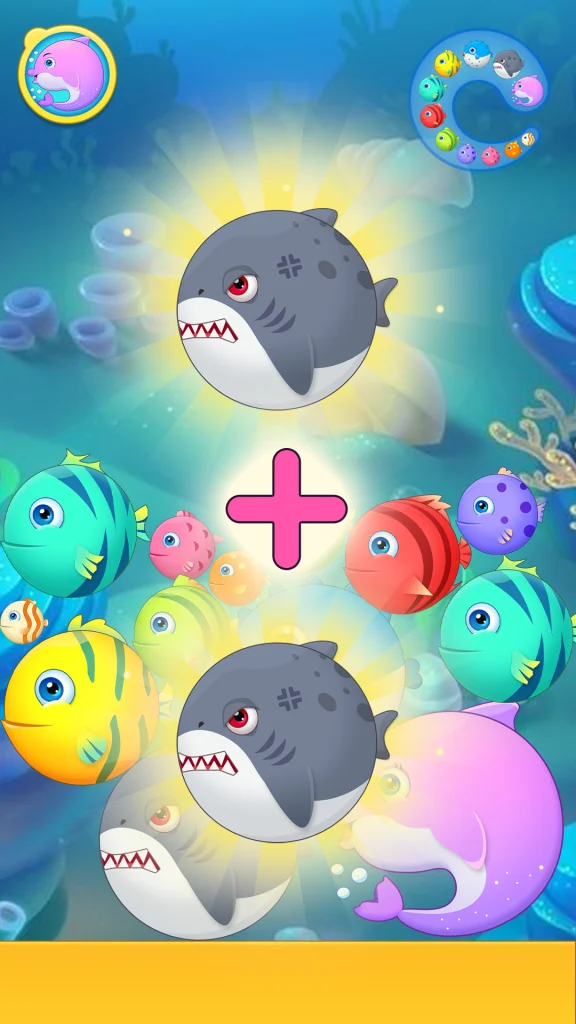 Sea Animals - Merge Game app