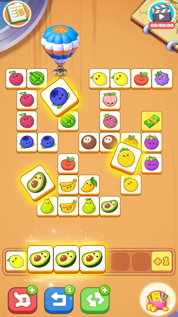 Fruit 3 Tiles Party app