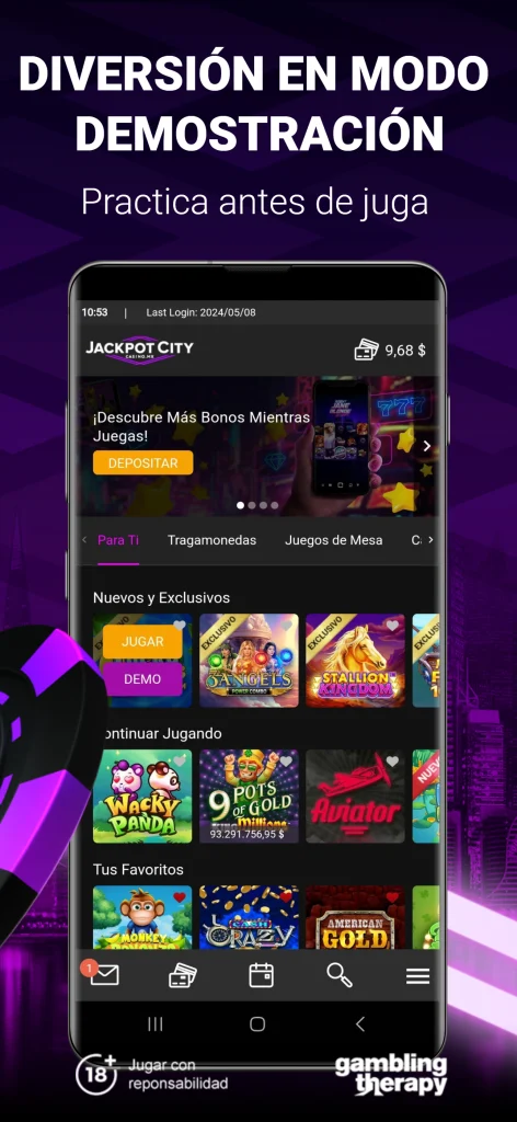 Descargar Jackpot City Casino México