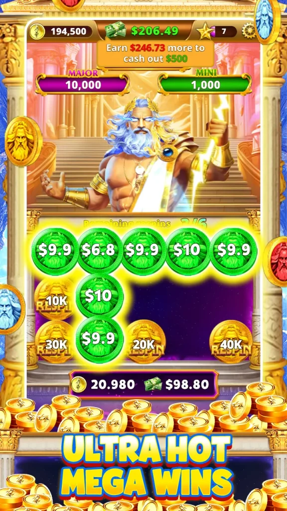 Zeus Thunder Slots: Huge Win app