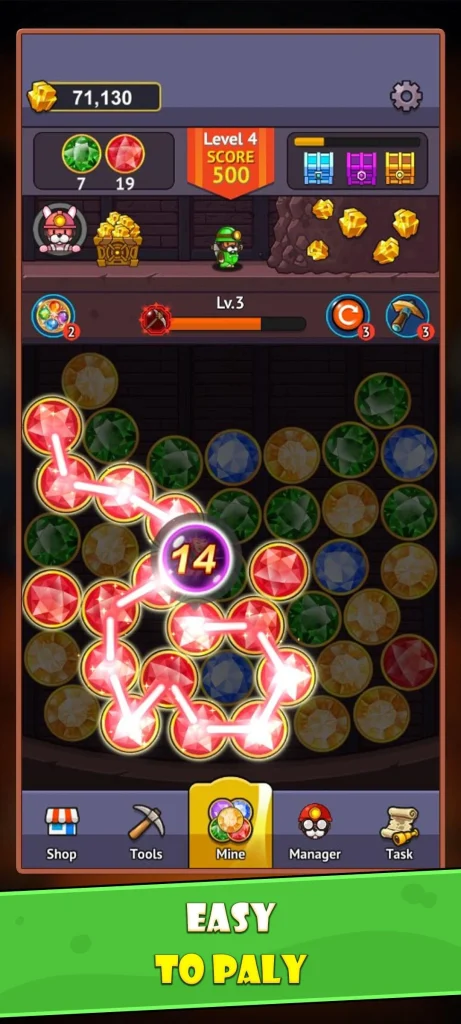 Gem Mine Pop: Blast app