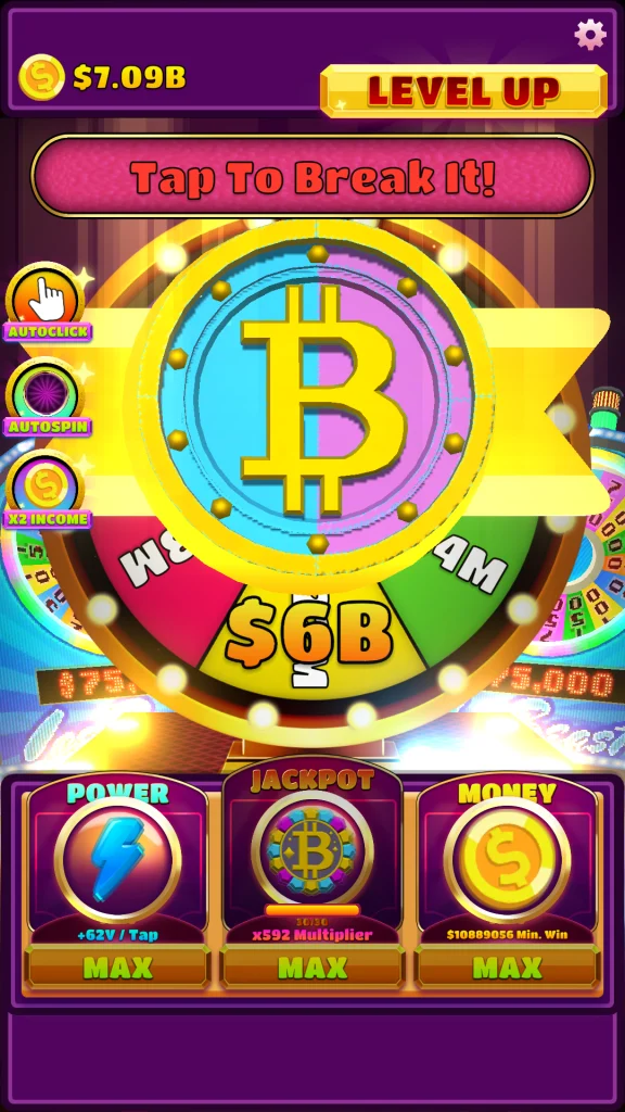 Bitcoin Spin app