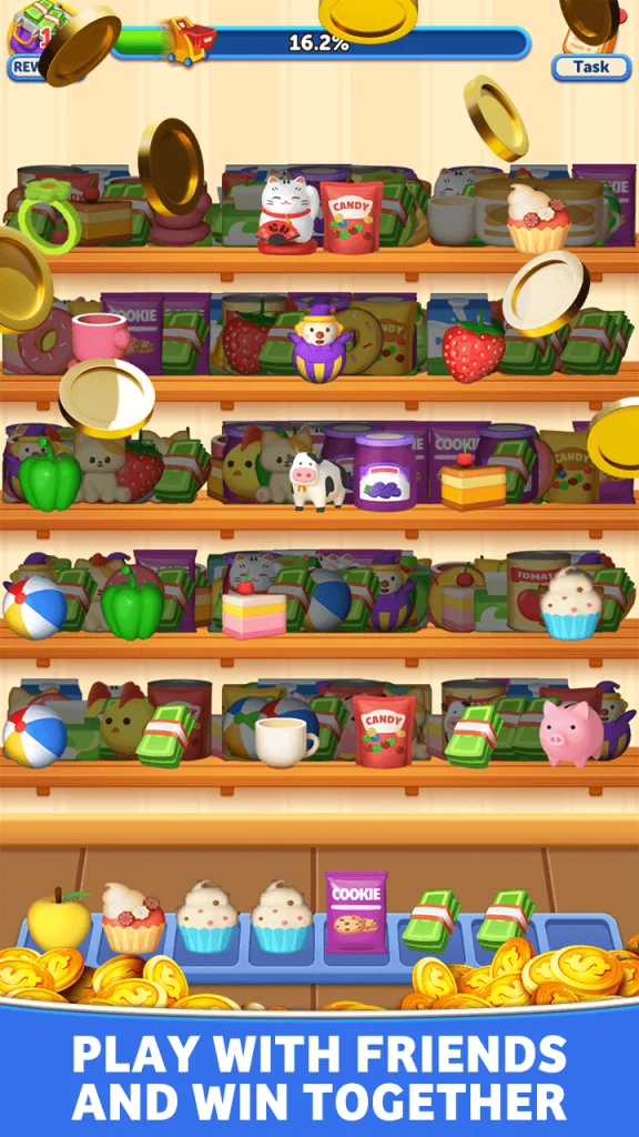 Grocery Shelf: Funny Puzzle app