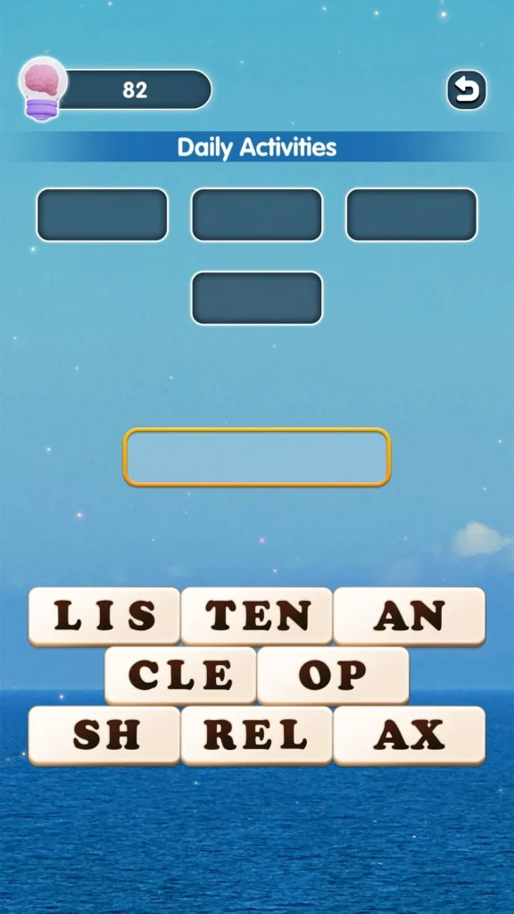 Word Tiles Mania app