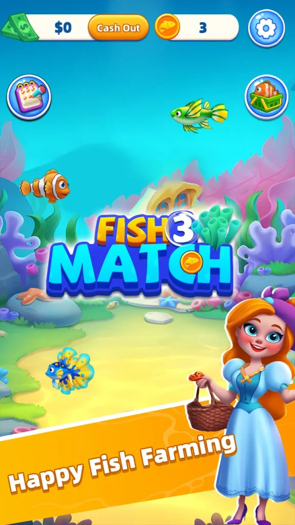 Descargar Fish Match3:Earn Cash