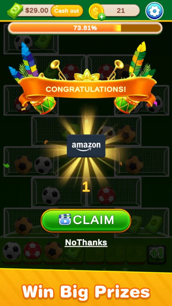 Football Match Three app