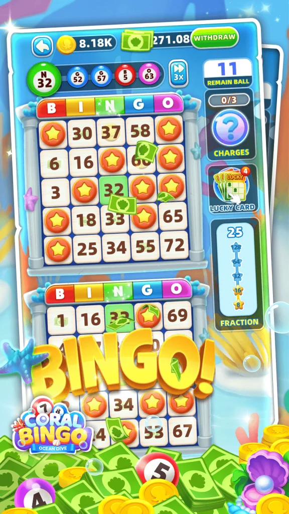 Coral Bingo - Ocean Dive app