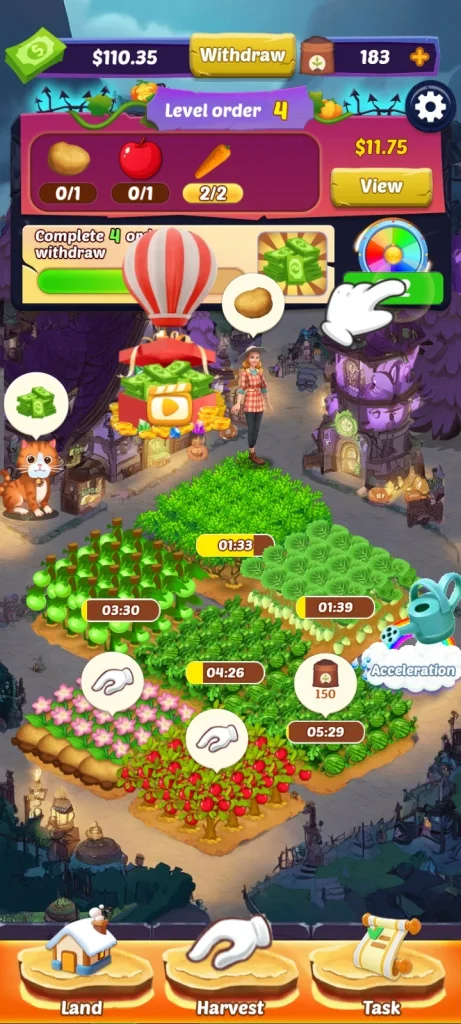 Shadow Farm app