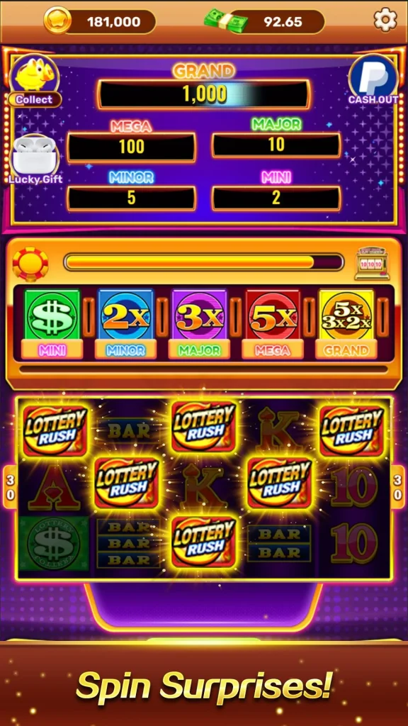 Mega Win Scratch app