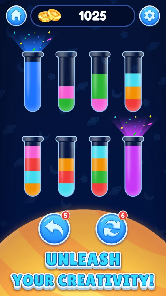 Water Sorting Expedition app