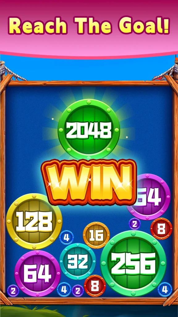 2048 Ball Merge app