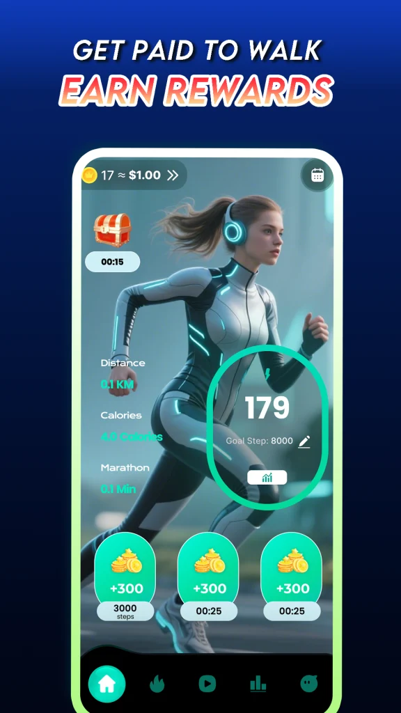 Descargar StepGold: Get Paid to Walk