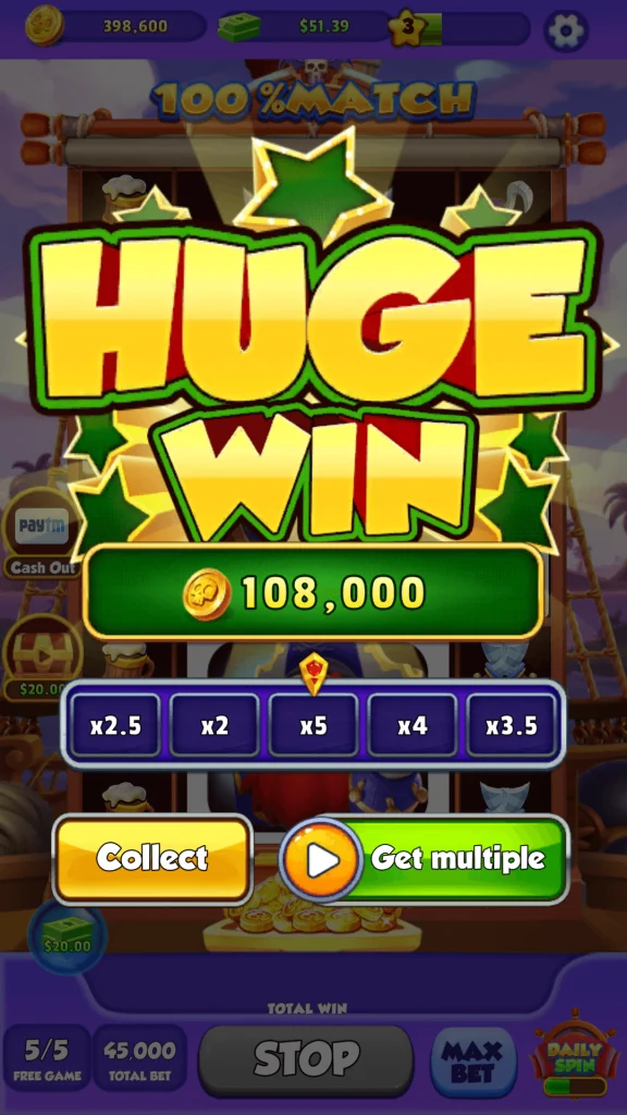 Pirate Gold Boom paga