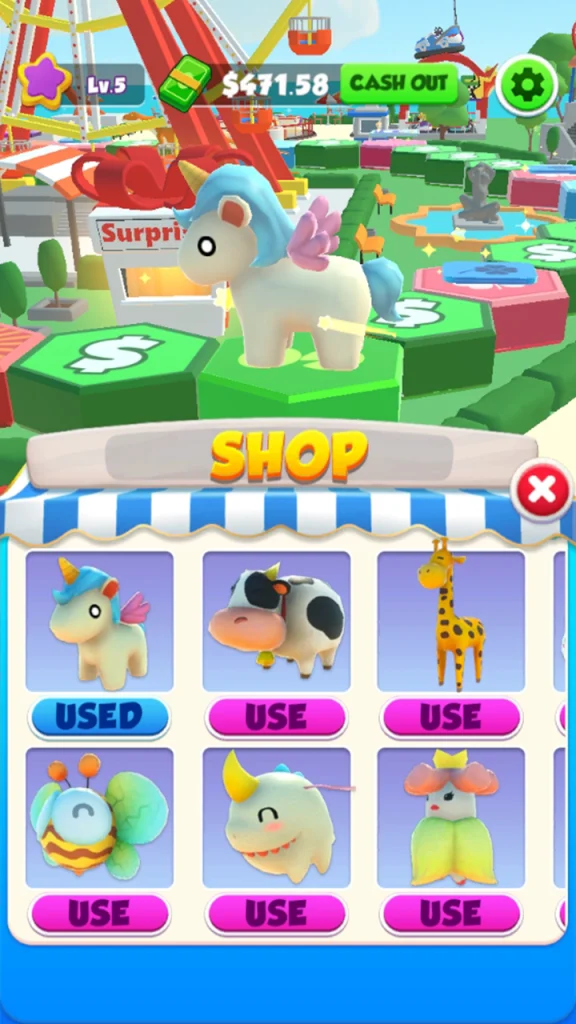 Dice Journey: Theme Park paga