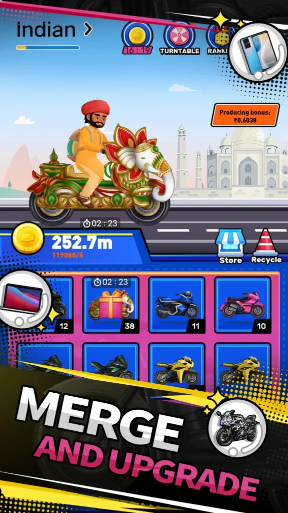 Descargar Speed Rush: Merge Moto