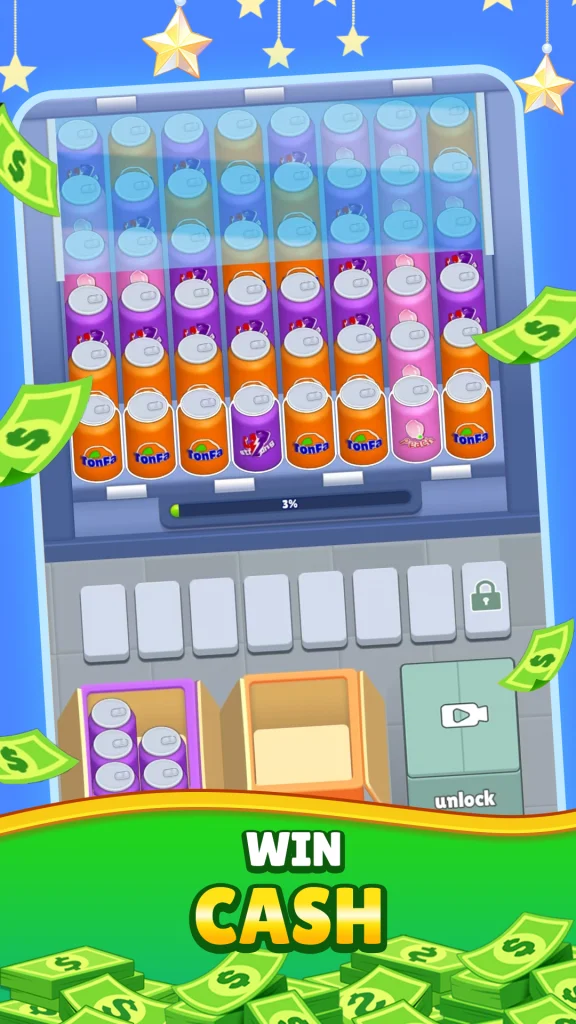Coke Mania-Sorting drinks paga