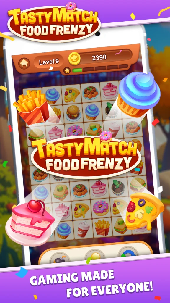 Tasty Match: Food Frenzy paga