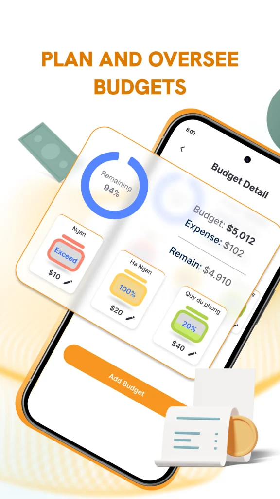 Budget planner - Money Tracker paga
