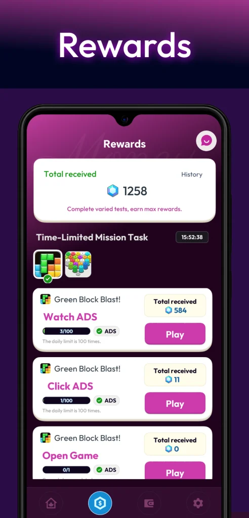TestPlay: Earn Money & Rewards paga