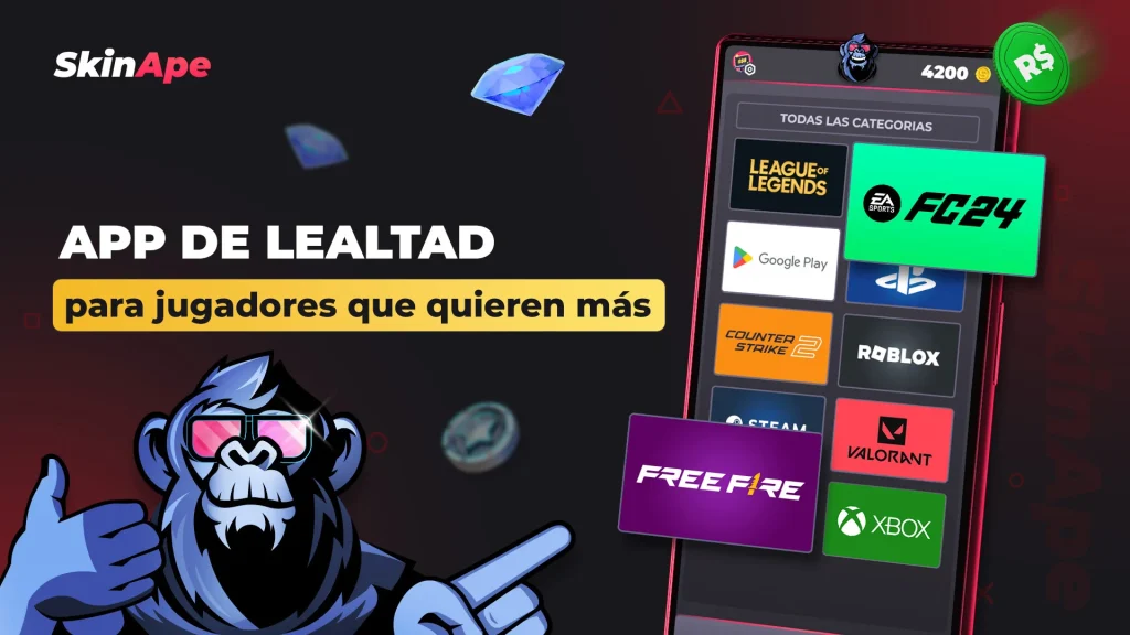 SkinApe for Games & Gift Cards paga