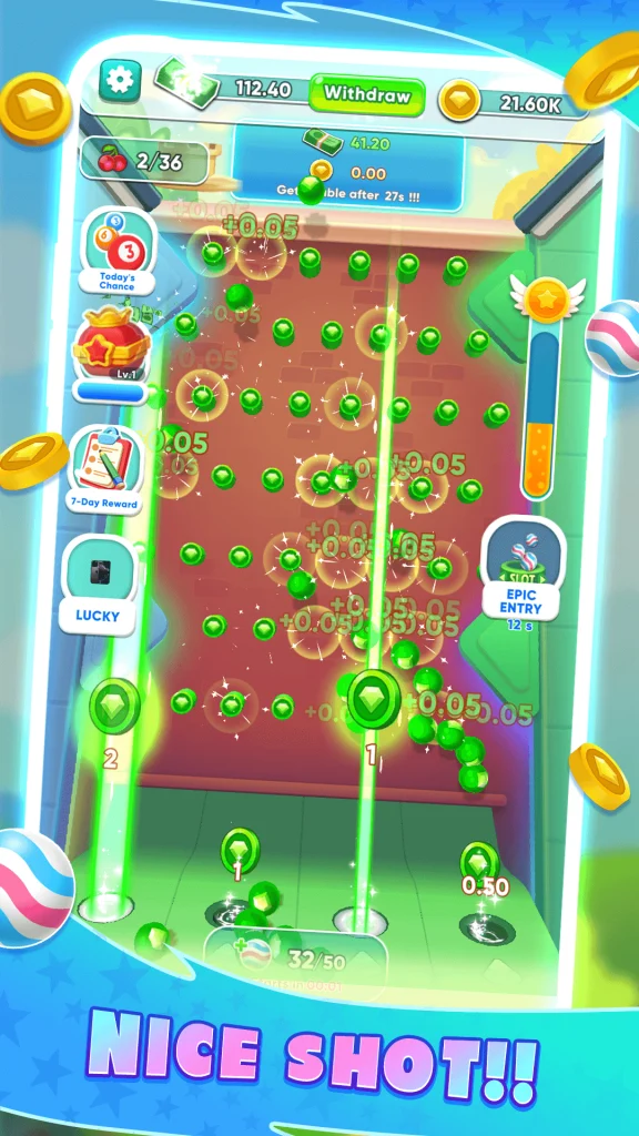 Happy Drop Ball: Lucky Bounce paga