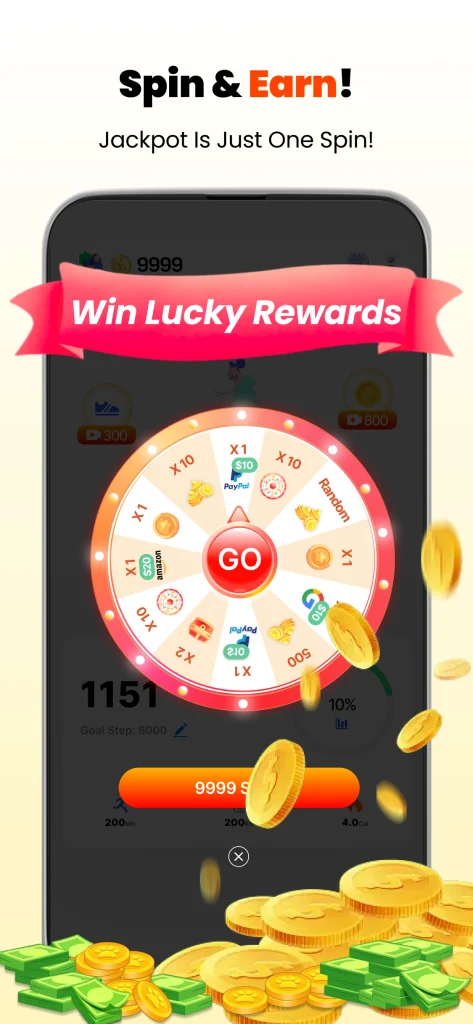 StepHero: Earn By walking paga